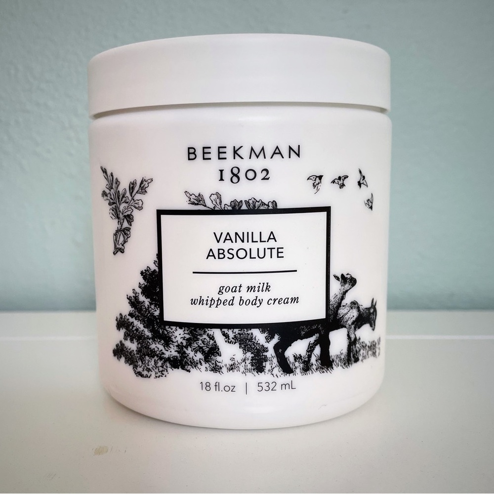 Beekman 1802 vanilla absolute goat milk whipped body cream 18 oz